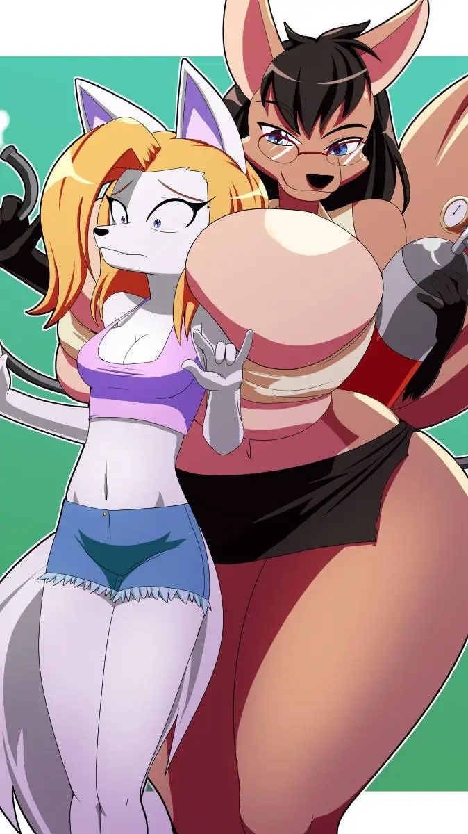 ai character: Eva & Lucille  background