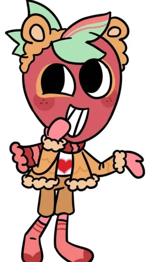 ai character: care bear sprout background