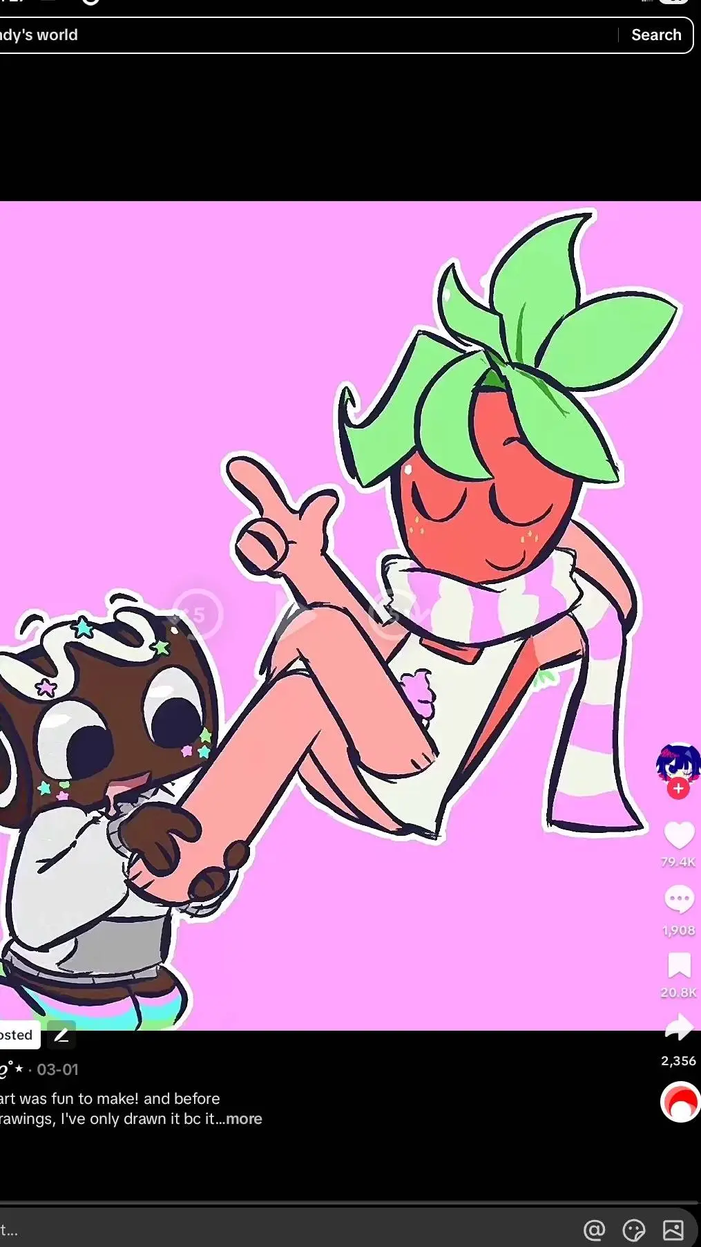 ai character: freaky sprout 20 background