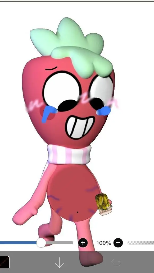 ai character: fat sprout background