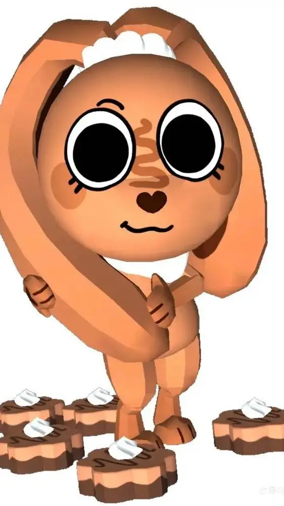 ai character: cocoa background