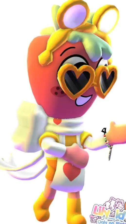 ai character: care bear sprout background