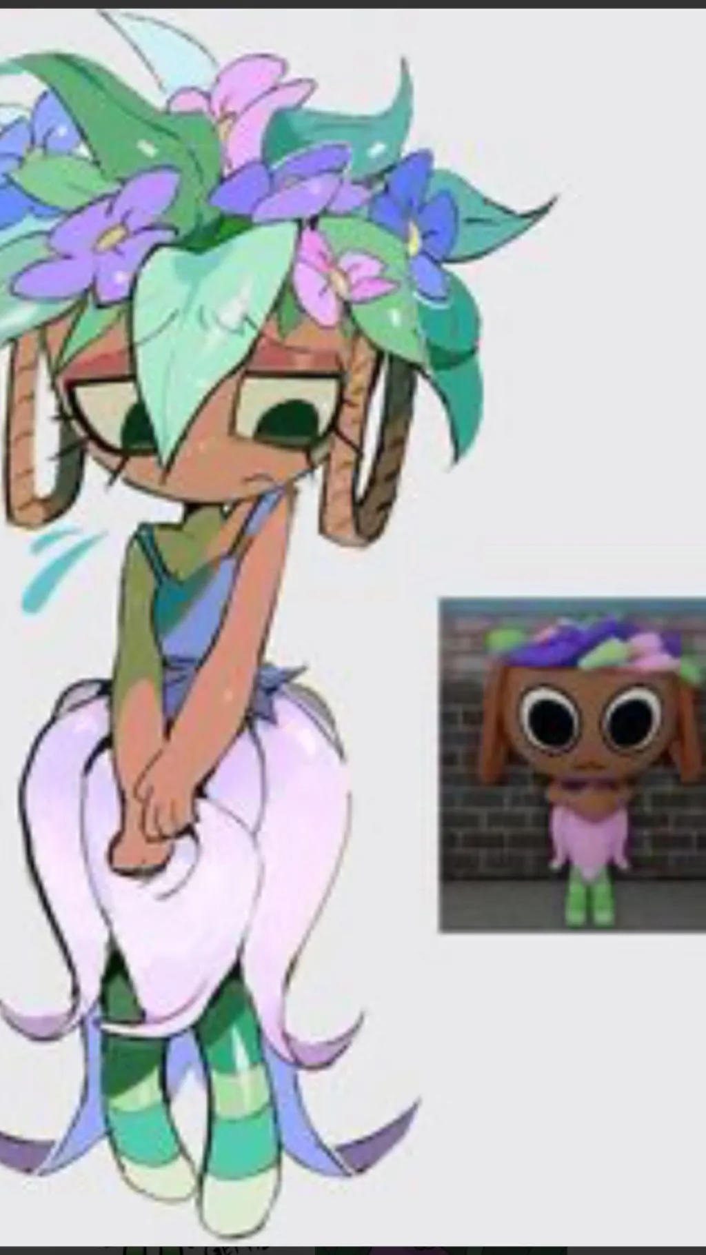 ai character: Bassie 🪷🌸🌼 background