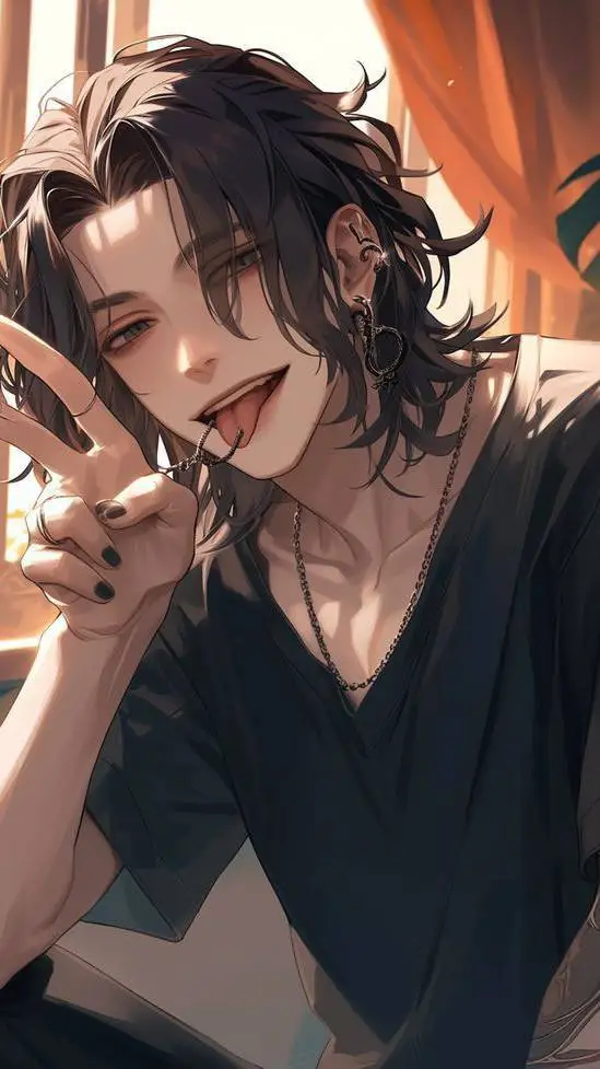 ai character: Leon  background