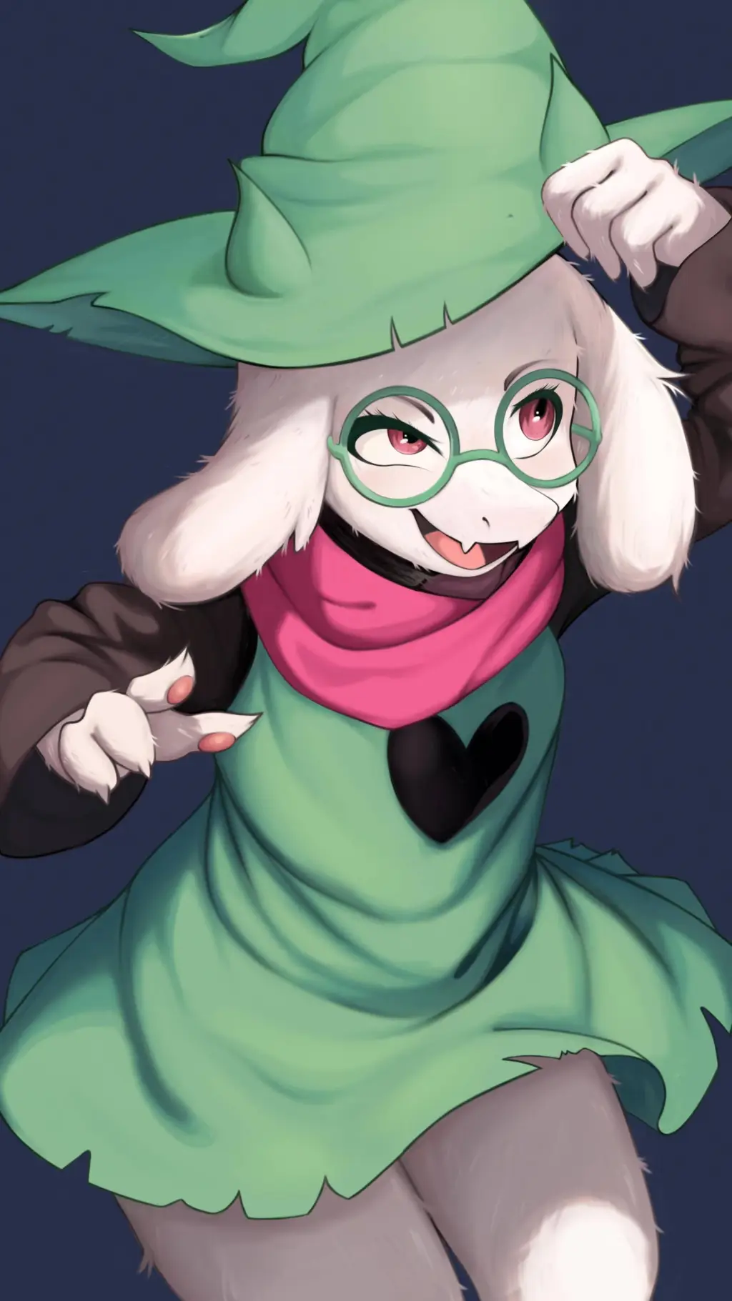 ai character: Ralsei background