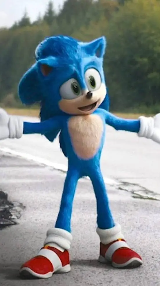 ai character: (movie)sonic background