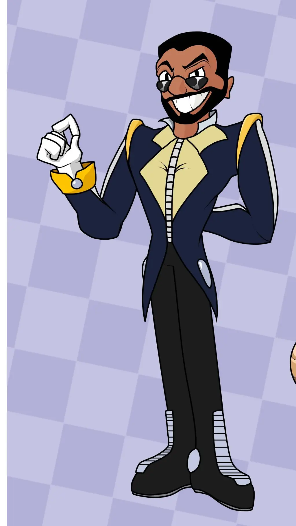 ai character: (true)stone background