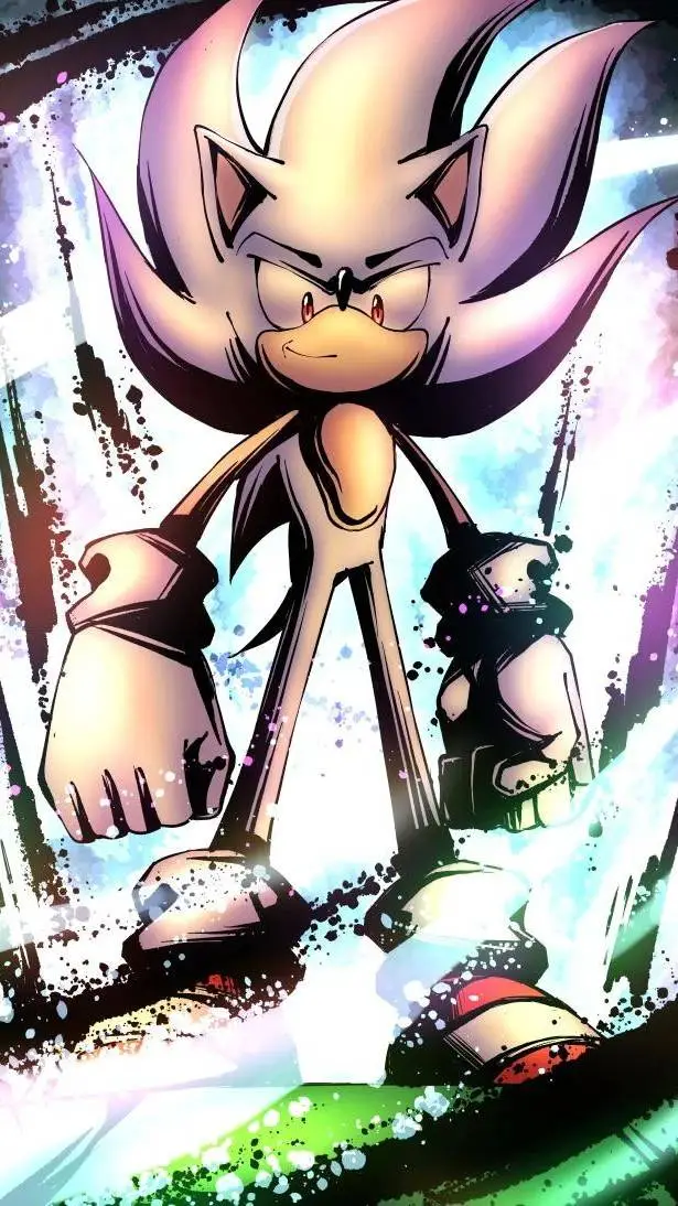 ai character: (true)hyper sonic background