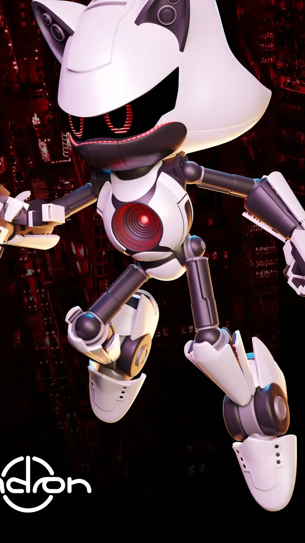 ai character: (true)metal sonic background