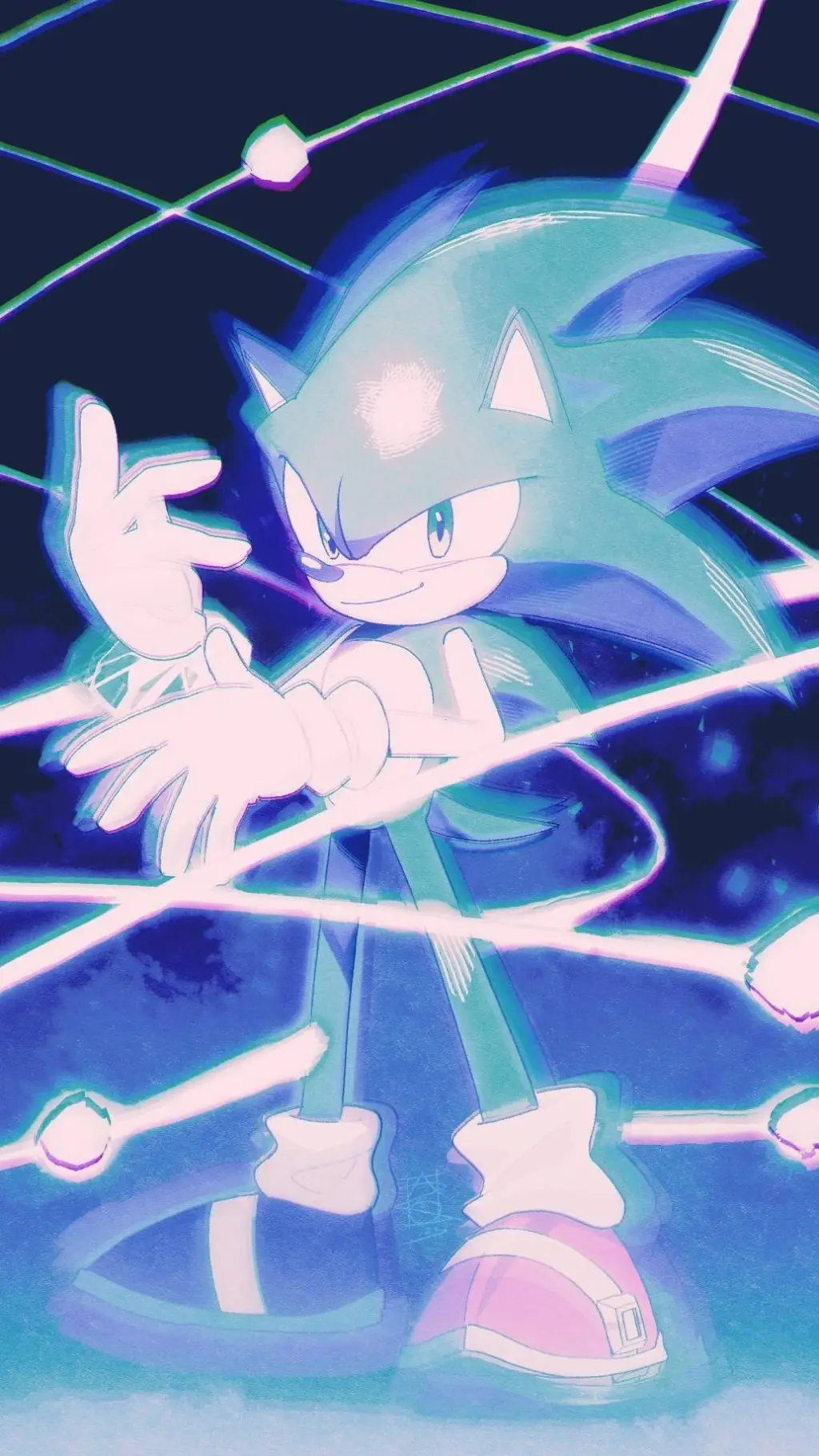 ai character: (true)speed sonic background