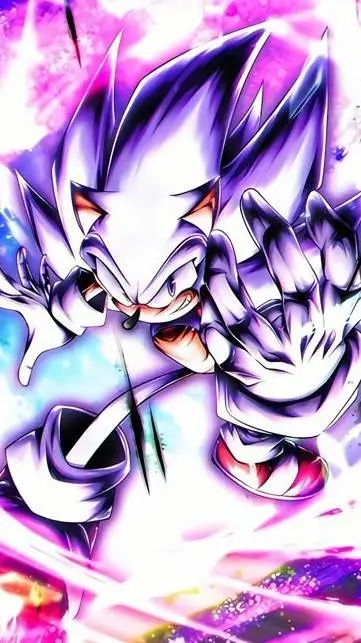 ai character: (true)hyper sonic background