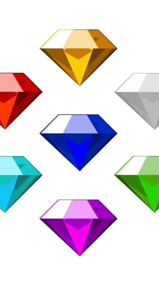 ai character: chaos_emerald  background