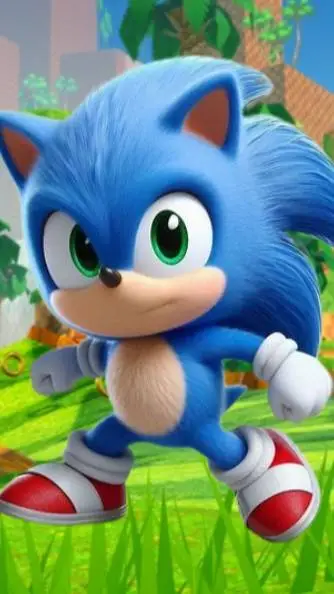 ai character: Baby Sonic background