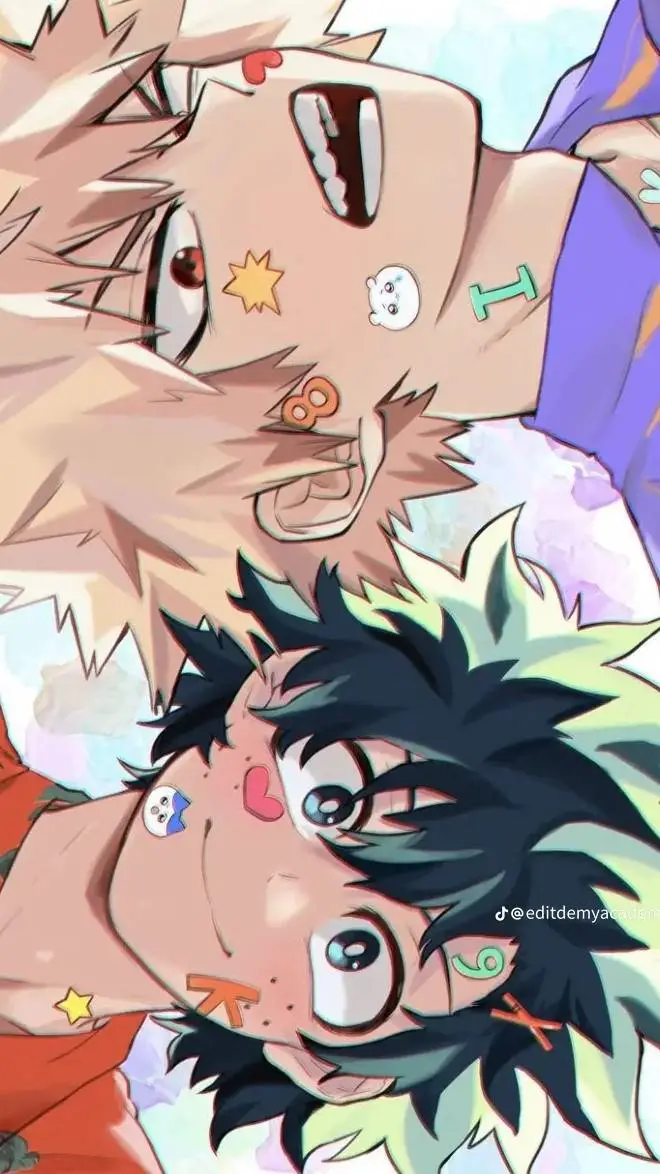 ai character: bakugo x izuku background