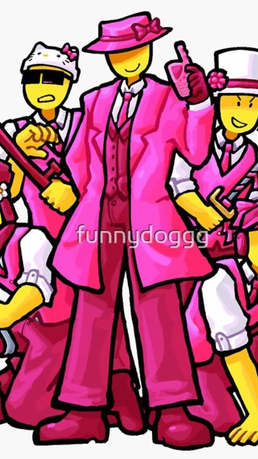 ai character: double Fedora 3 It background