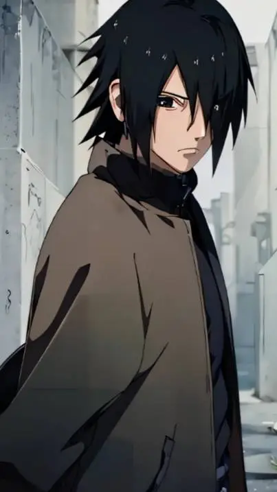 ai character: Sasuke uchiha  background