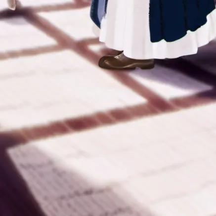 chat with ai character: the school library