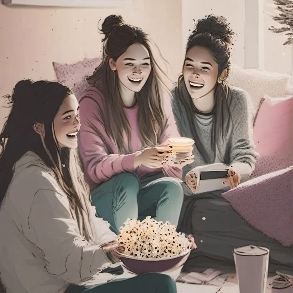 chat with ai character: sleepover 2