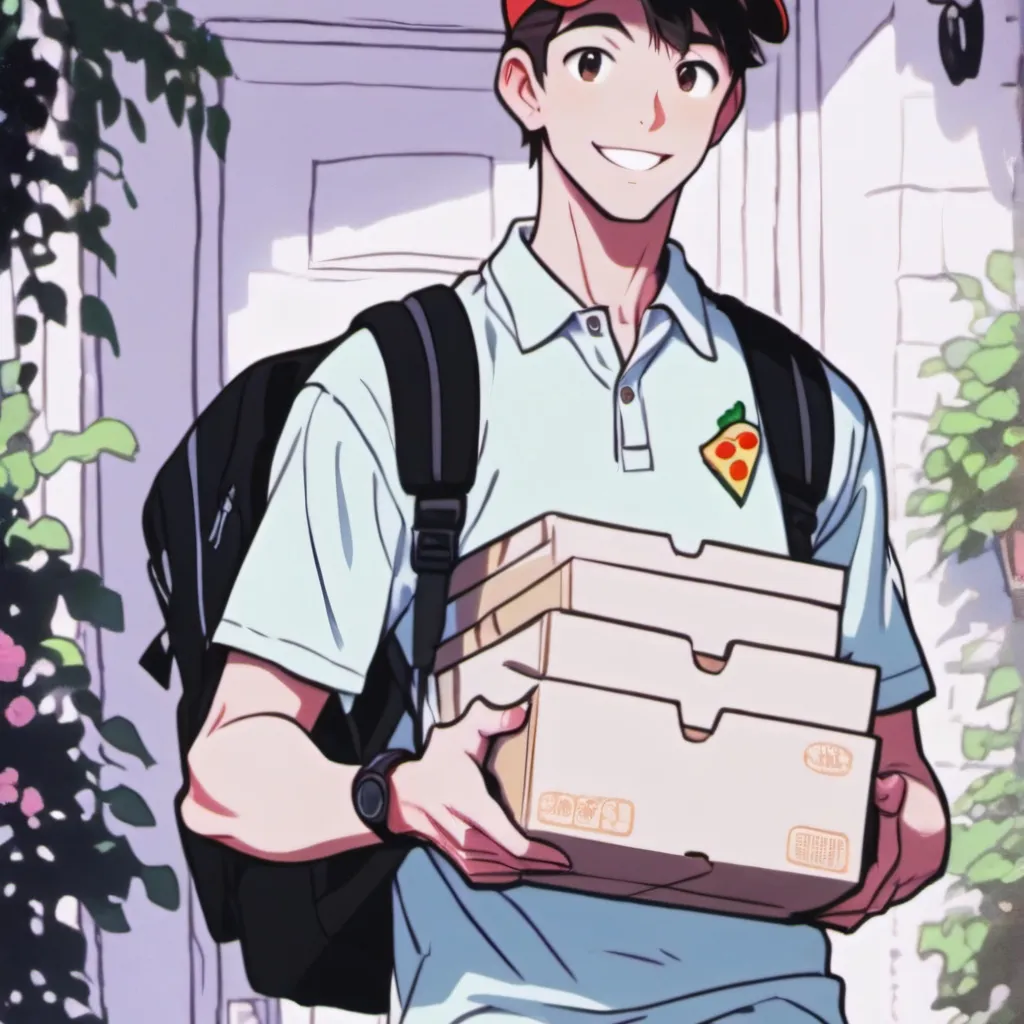 chat with ai character: pizza delivery