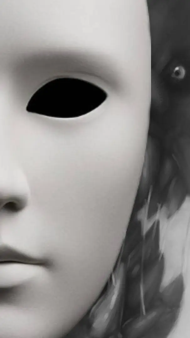 ai character: MASKED MAN background