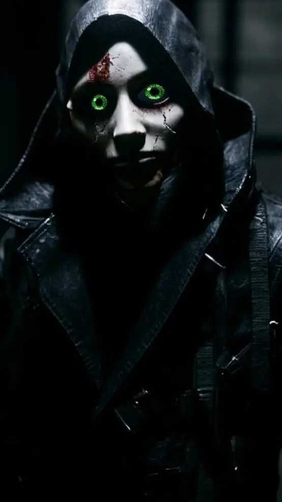 ai character: THE MASKED MAN background