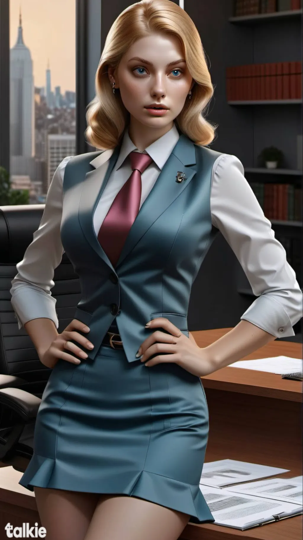 ai character: VP Tyffanie background