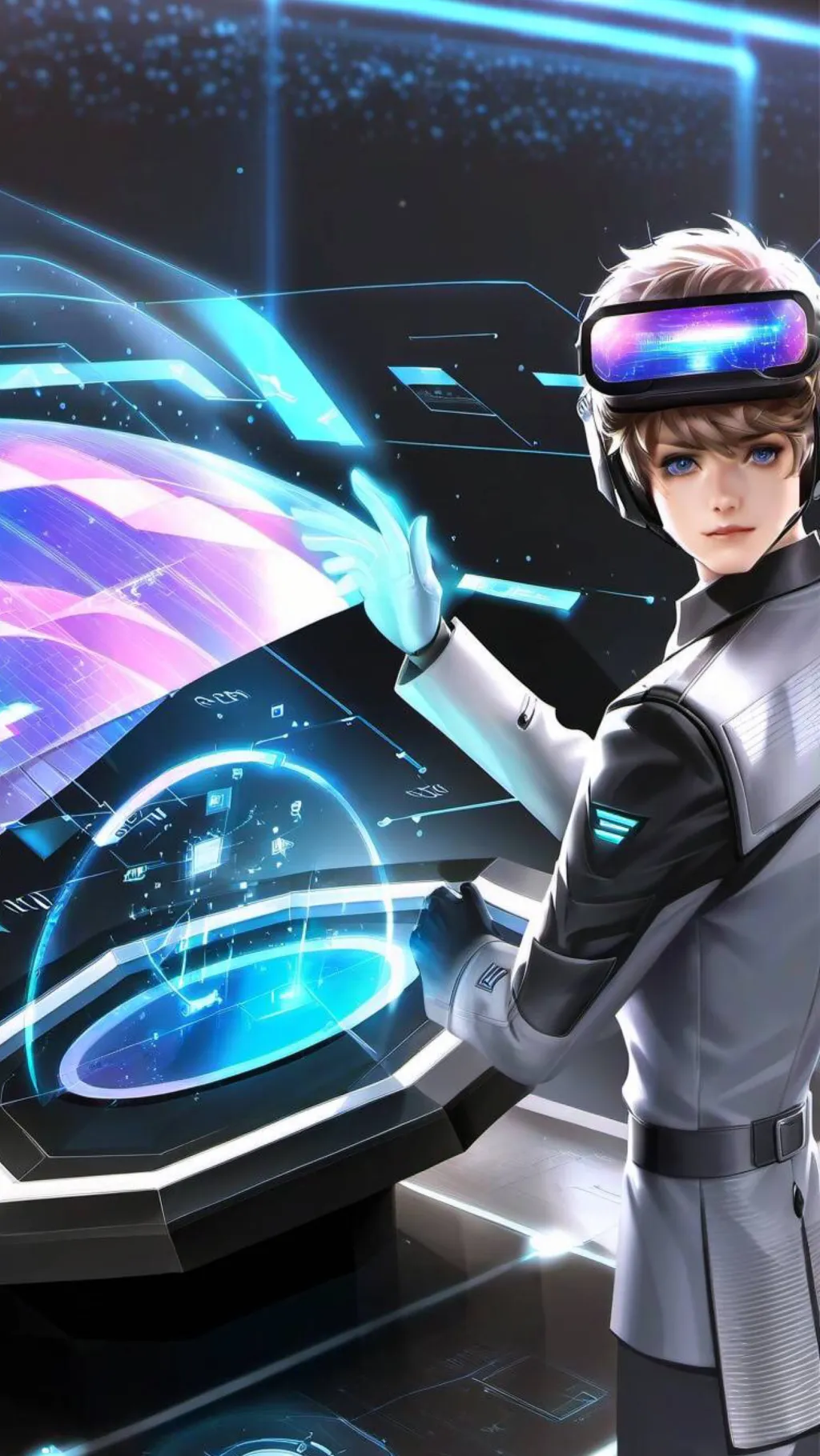 ai character: Talky Spacecraft background