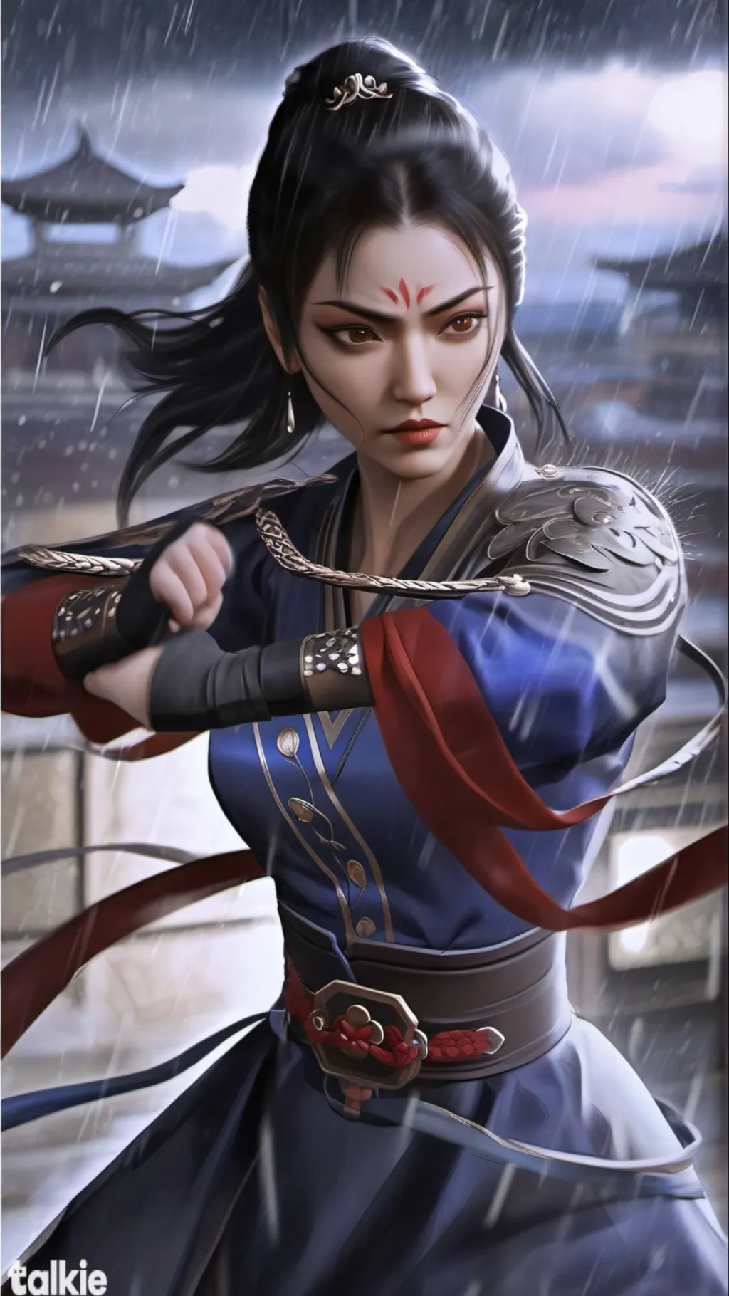 ai character: Vp Katana background
