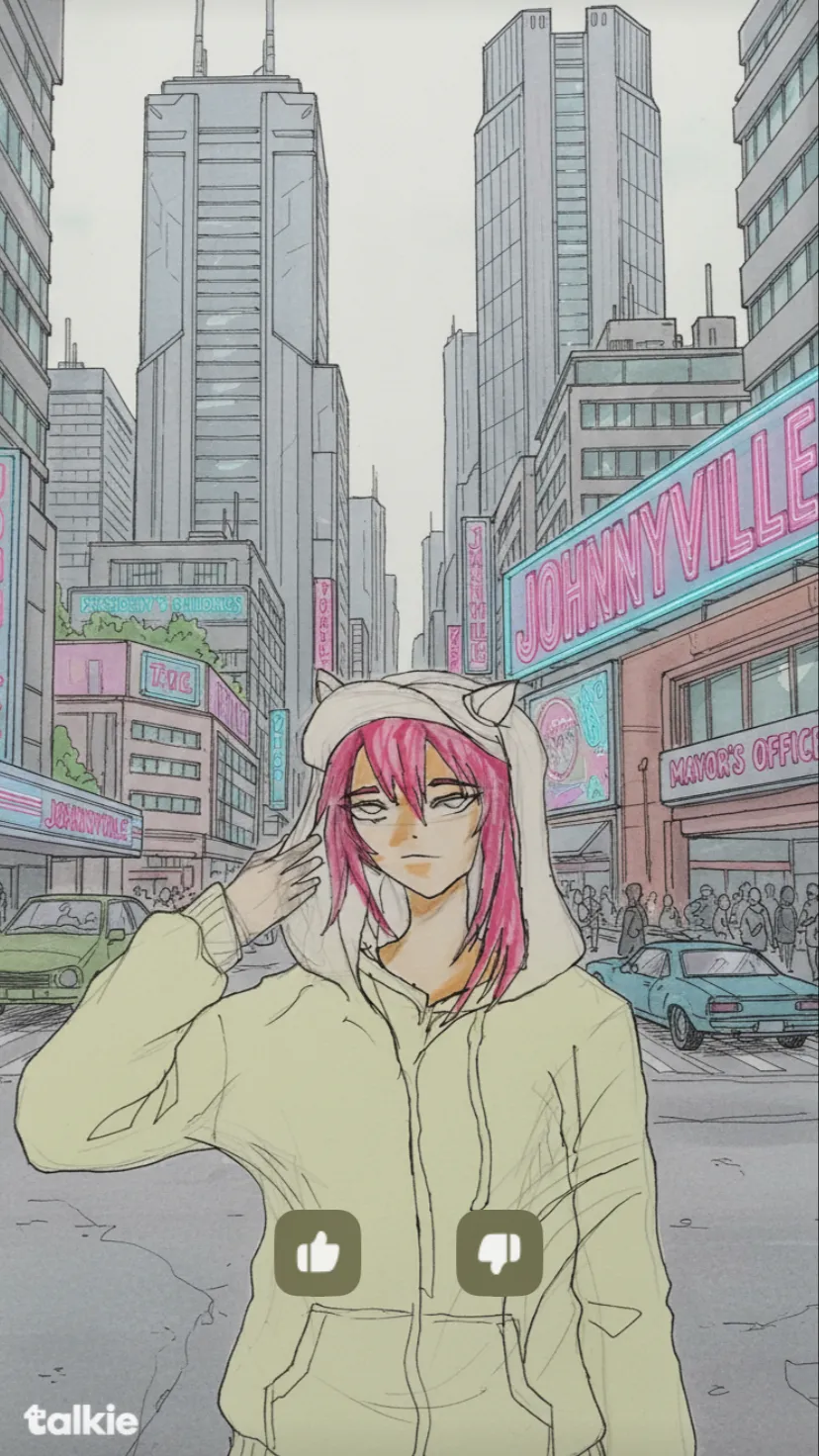 ai character: Vp Kiriko background