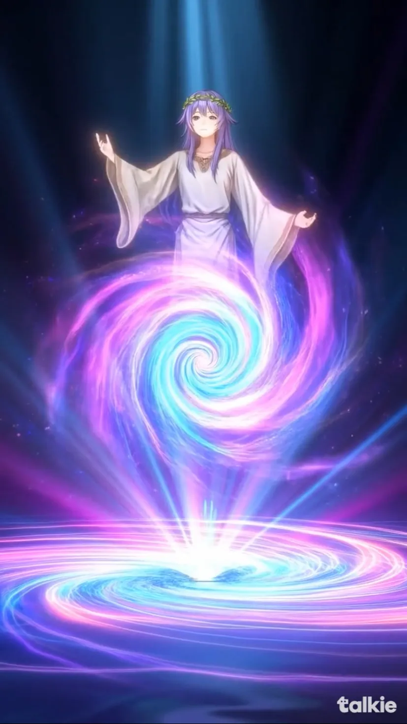 ai character: The Realm of Light background