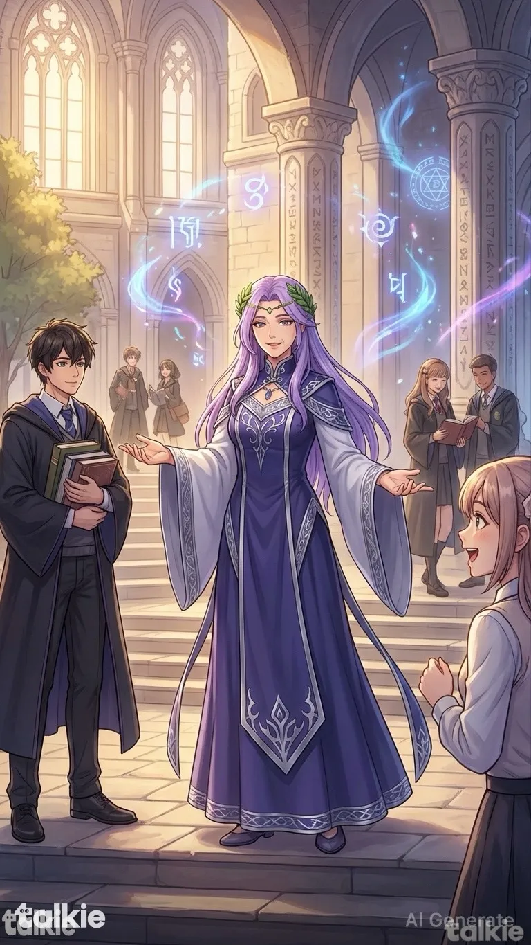 ai character: Town University background