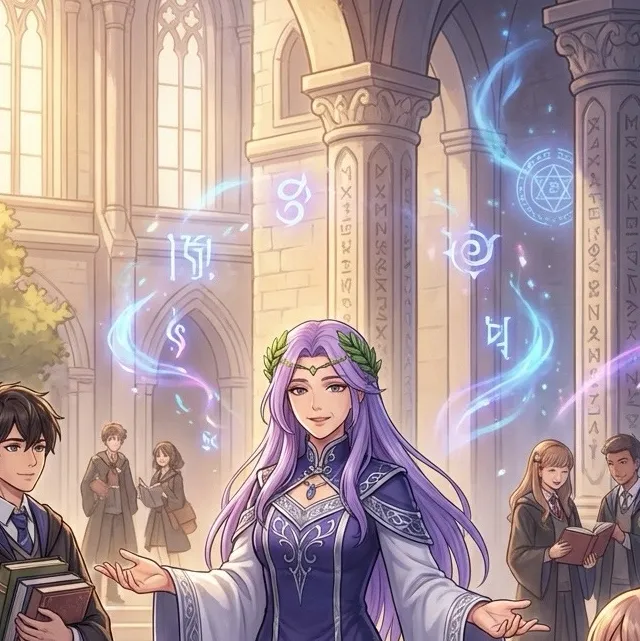 chat with ai character: Town University