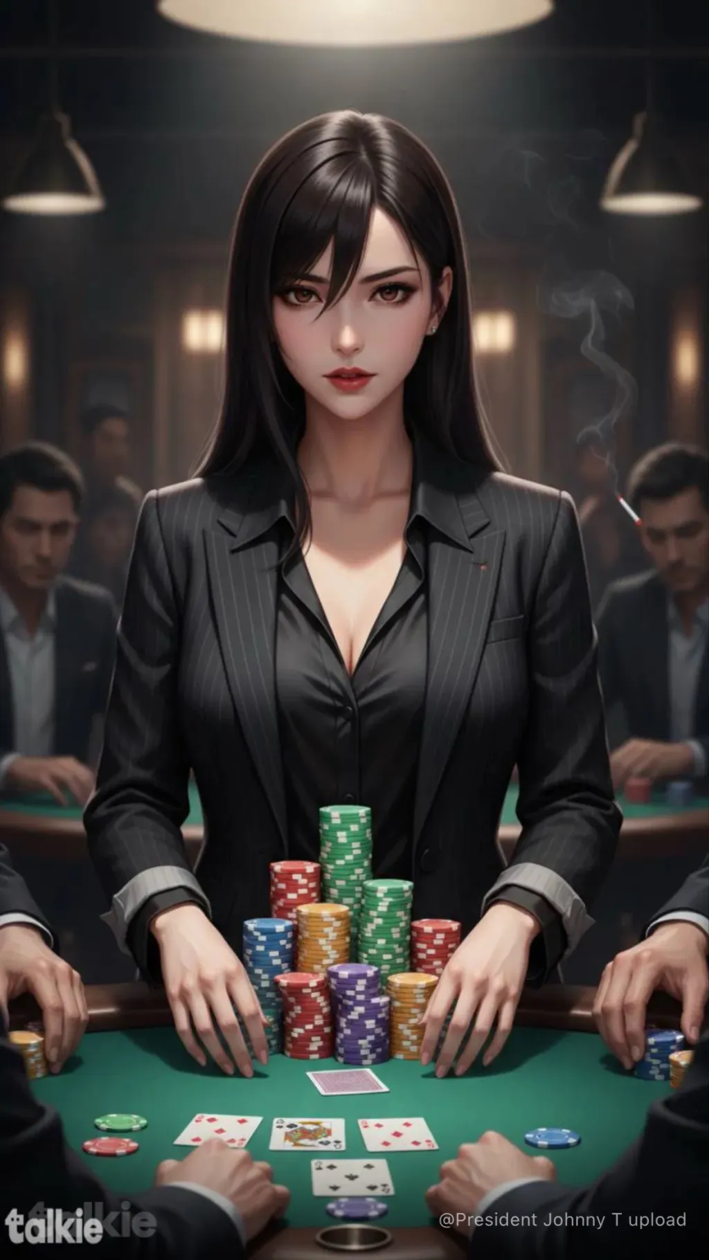 ai character: Vp Vixen background
