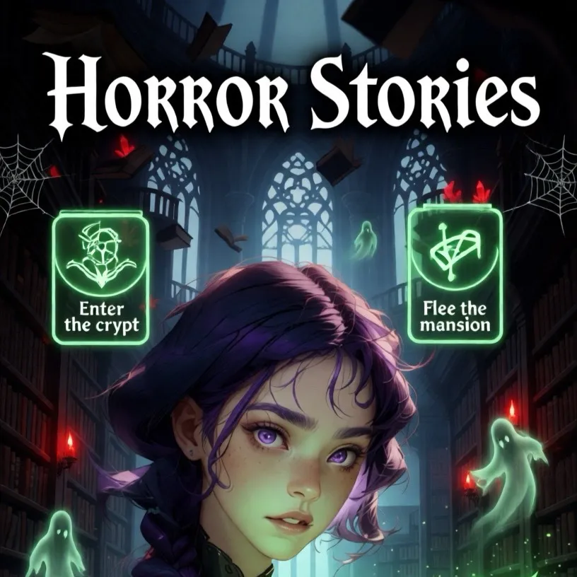 chat with ai character: Horror Book