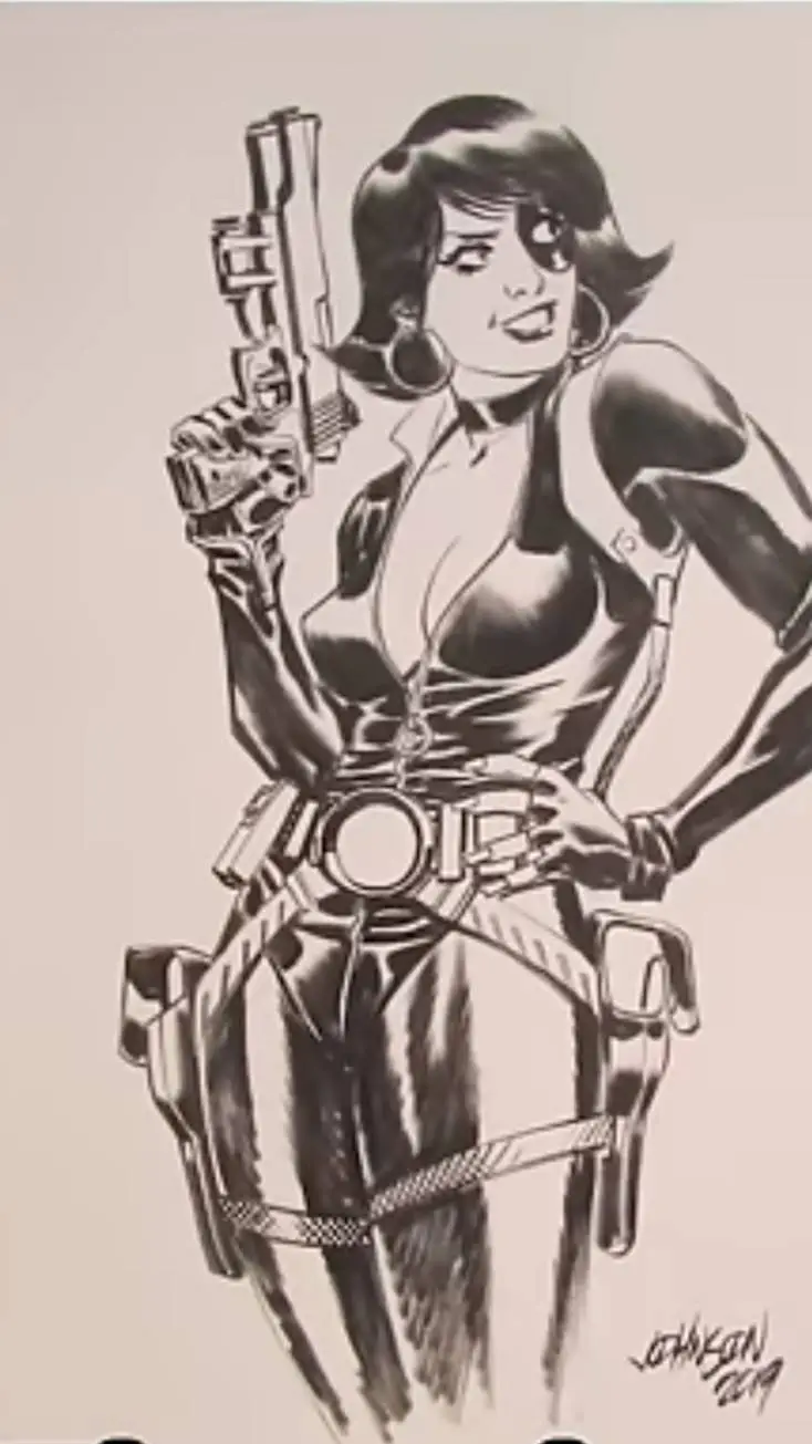 ai character: bella raidshot  background