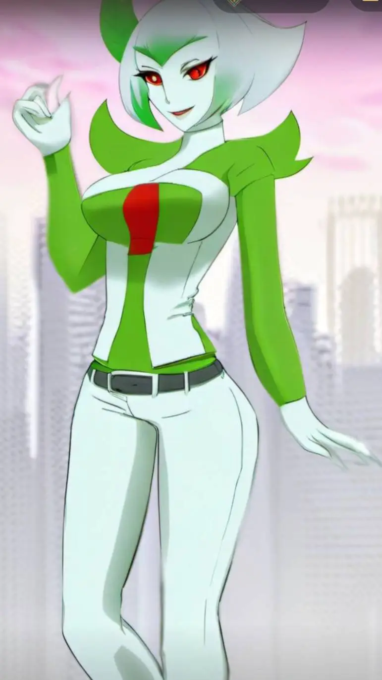 ai character: mega Gardevoir background