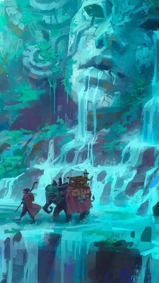 ai character: Fantasy world 2 background