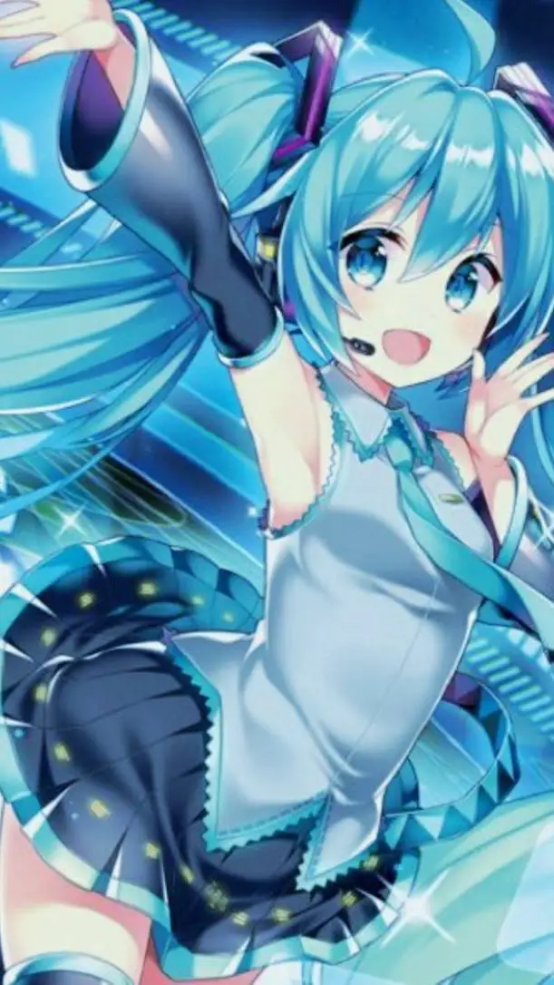 ai character: miku background