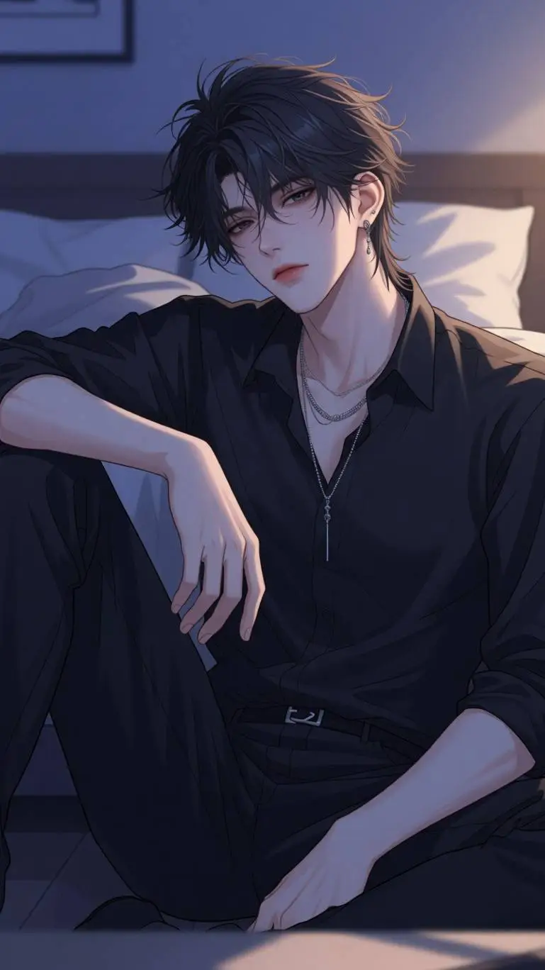 ai character: only one bed💋 background