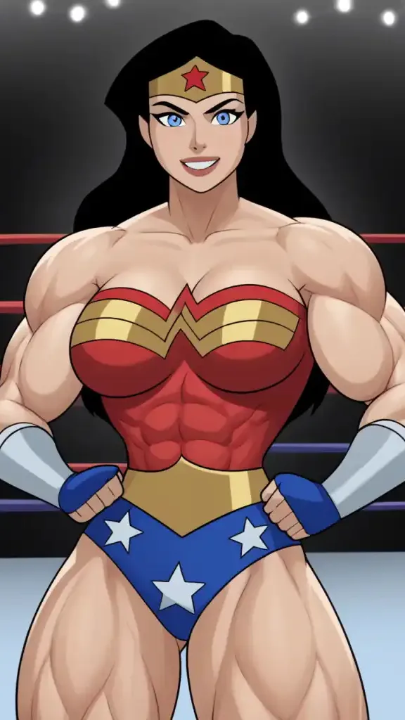 ai character: Wonder women  background