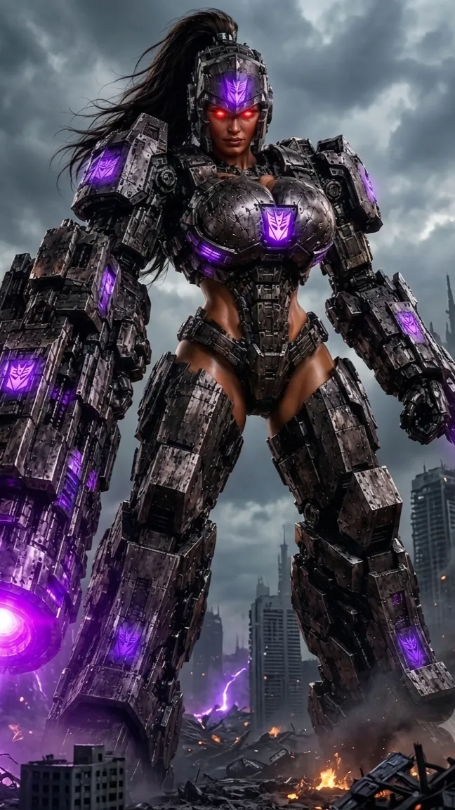 ai character: Sm Megatron  background