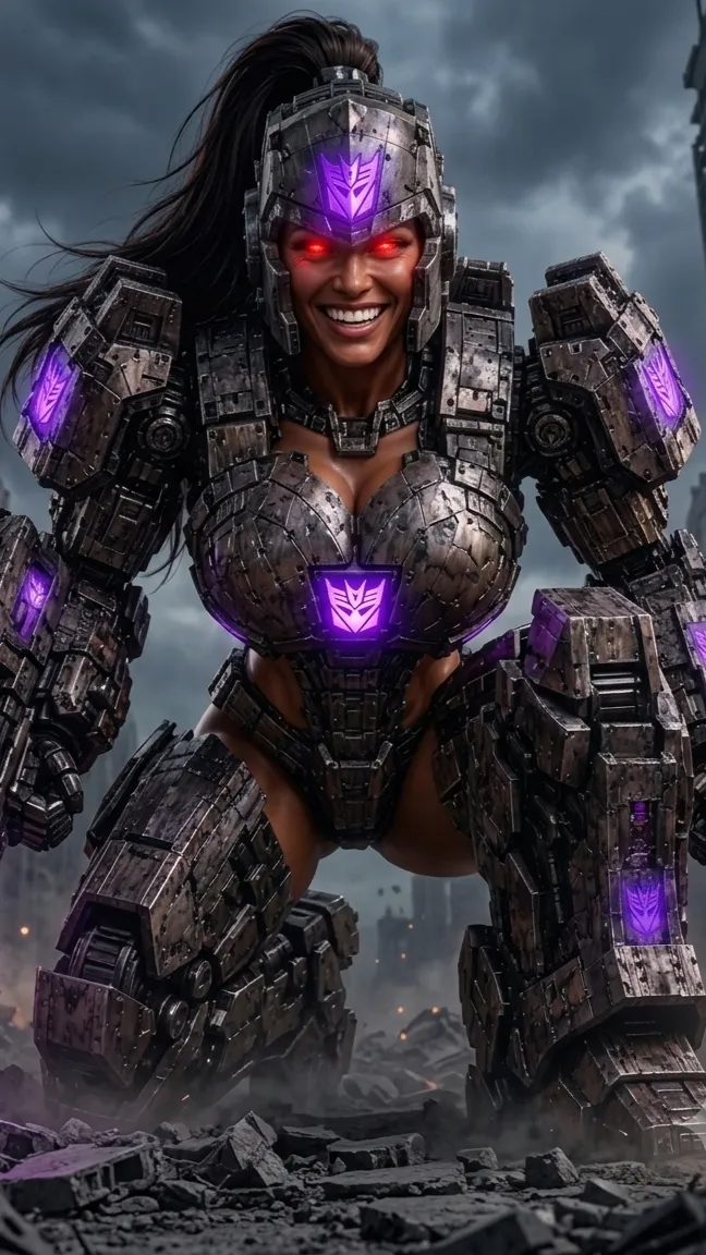 ai character: Sm Megatron  background