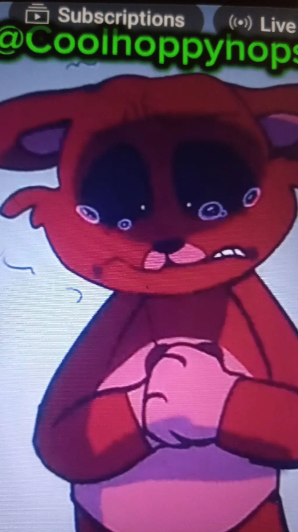 ai character: Bobby bear hug background