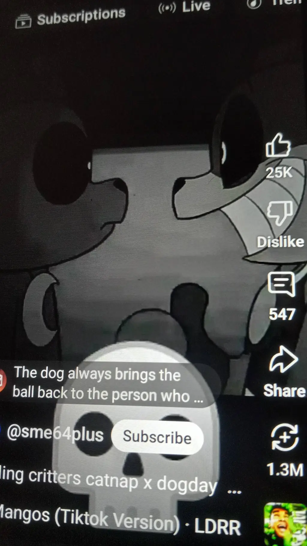 ai character: catnap x dogday background