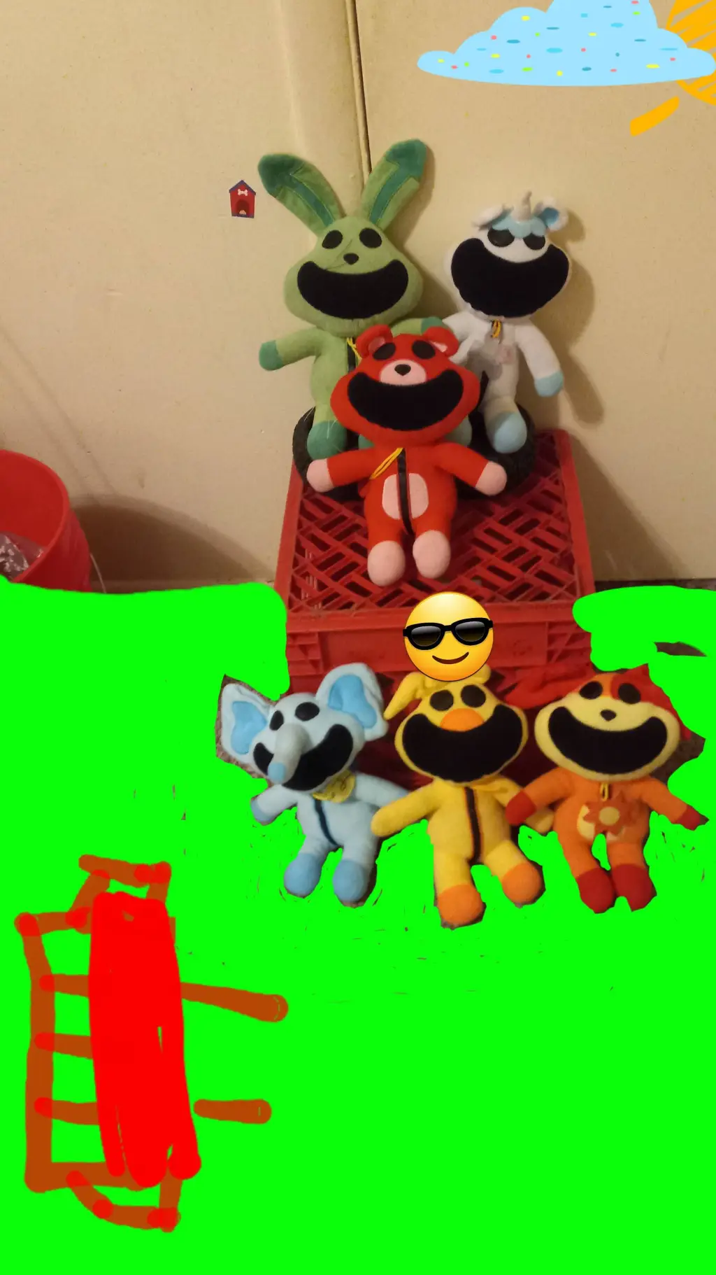 ai character: fluk duck Benji background