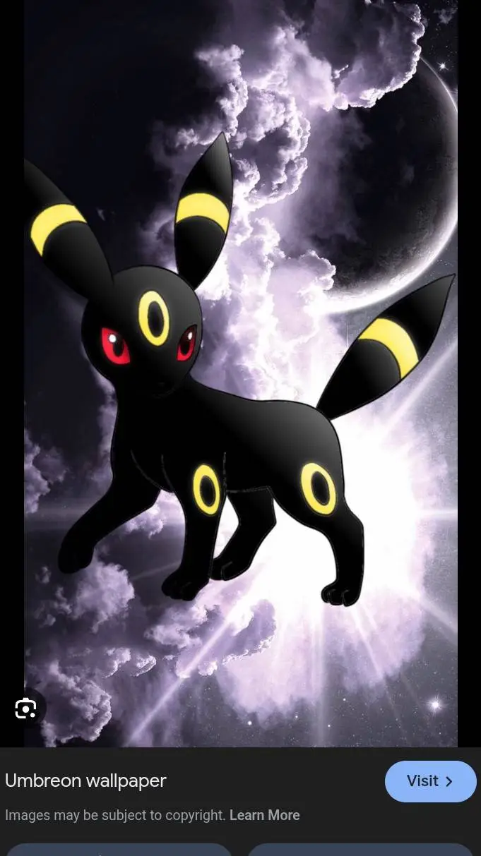 ai character: umbreon  background