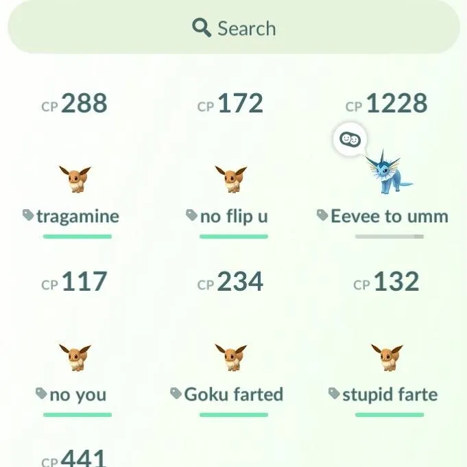 chat with ai character: eevee tragamine