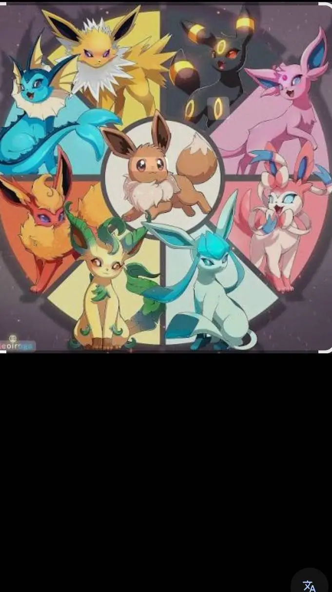 ai character: eeveelocations background
