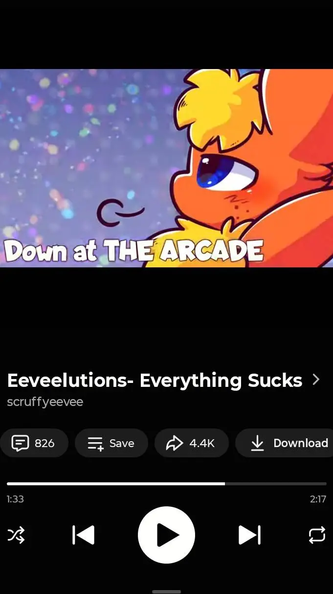ai character: Flareon background