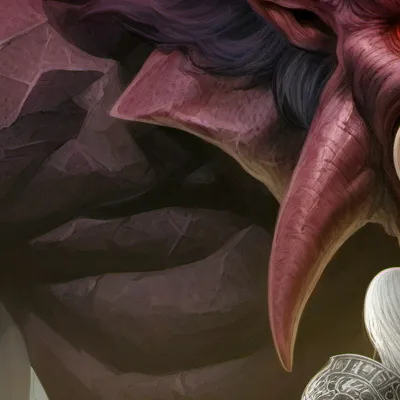 chat with ai character:  demon warrior 